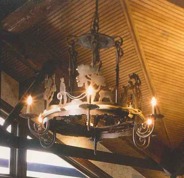 Hand Forged Chandelier